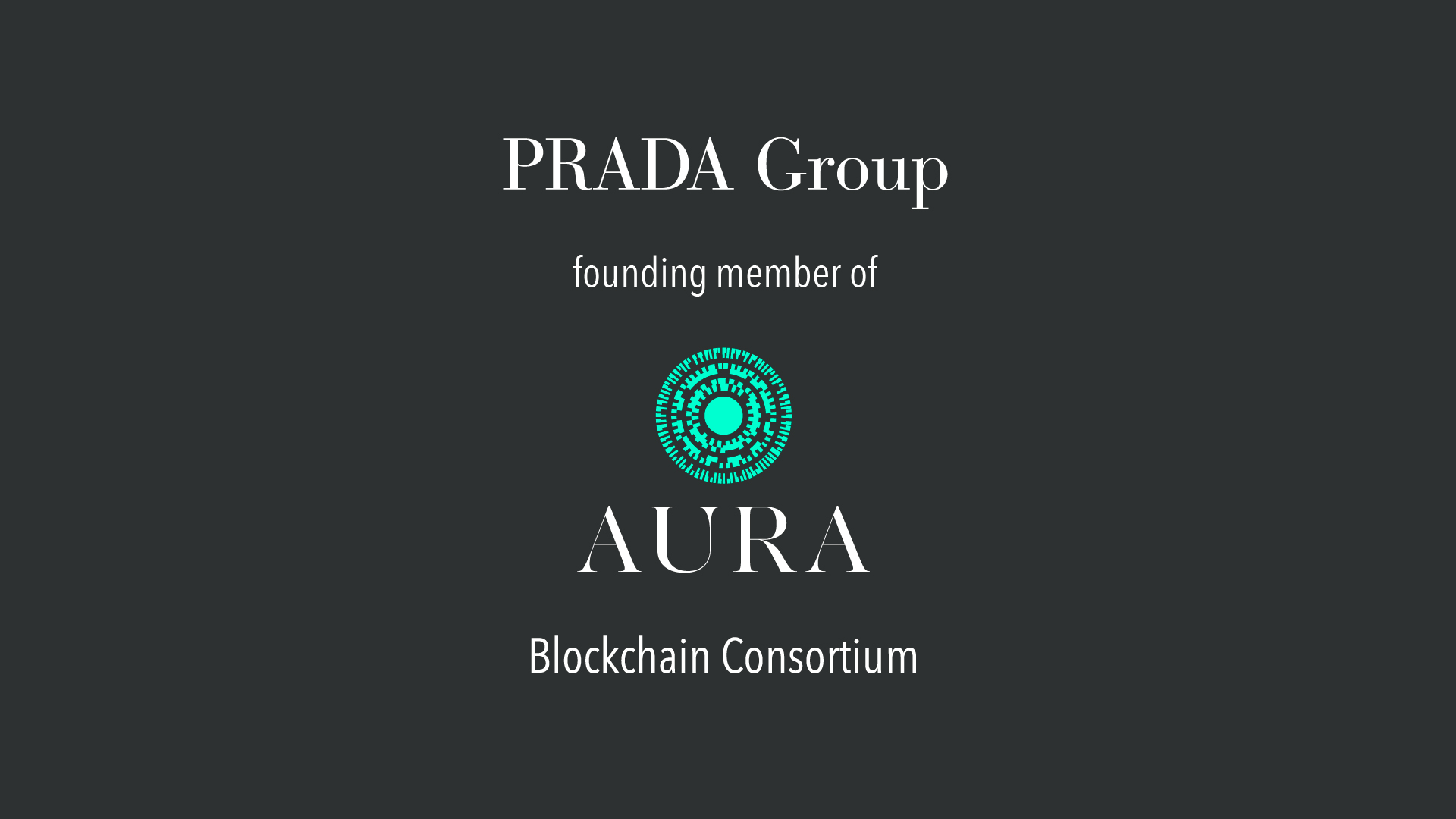 Prada's NFT is made in collaboration with AURA, a recent partner of Prada