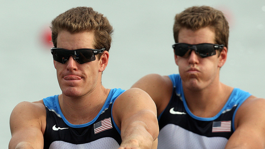 The Winklevoss Twins are Harvard Alumni famous for having their idea for FaceBook stolen from them